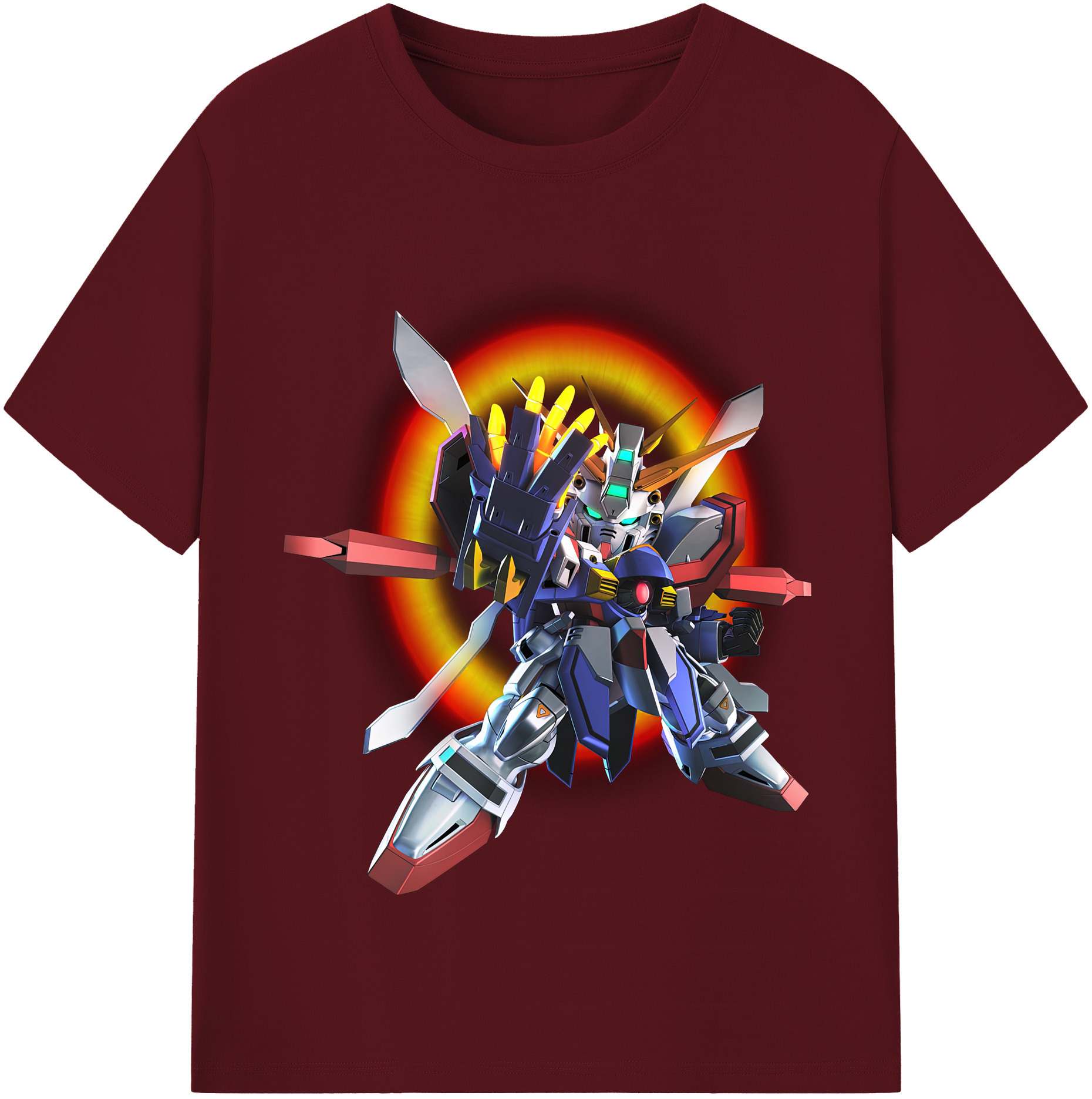 （画像用） 機動戦士ガンダム Mobile Suit Gundam 綿100％半袖Tシャツ（フロントプリント）